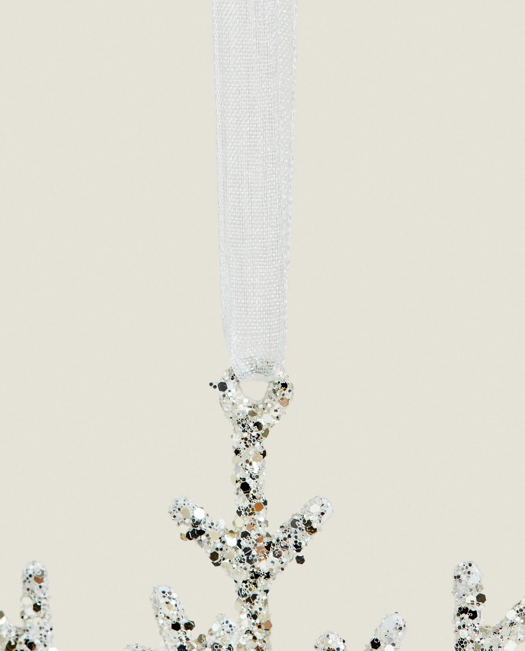 ZARA Home Glittery Christmas Snowflake Decoration