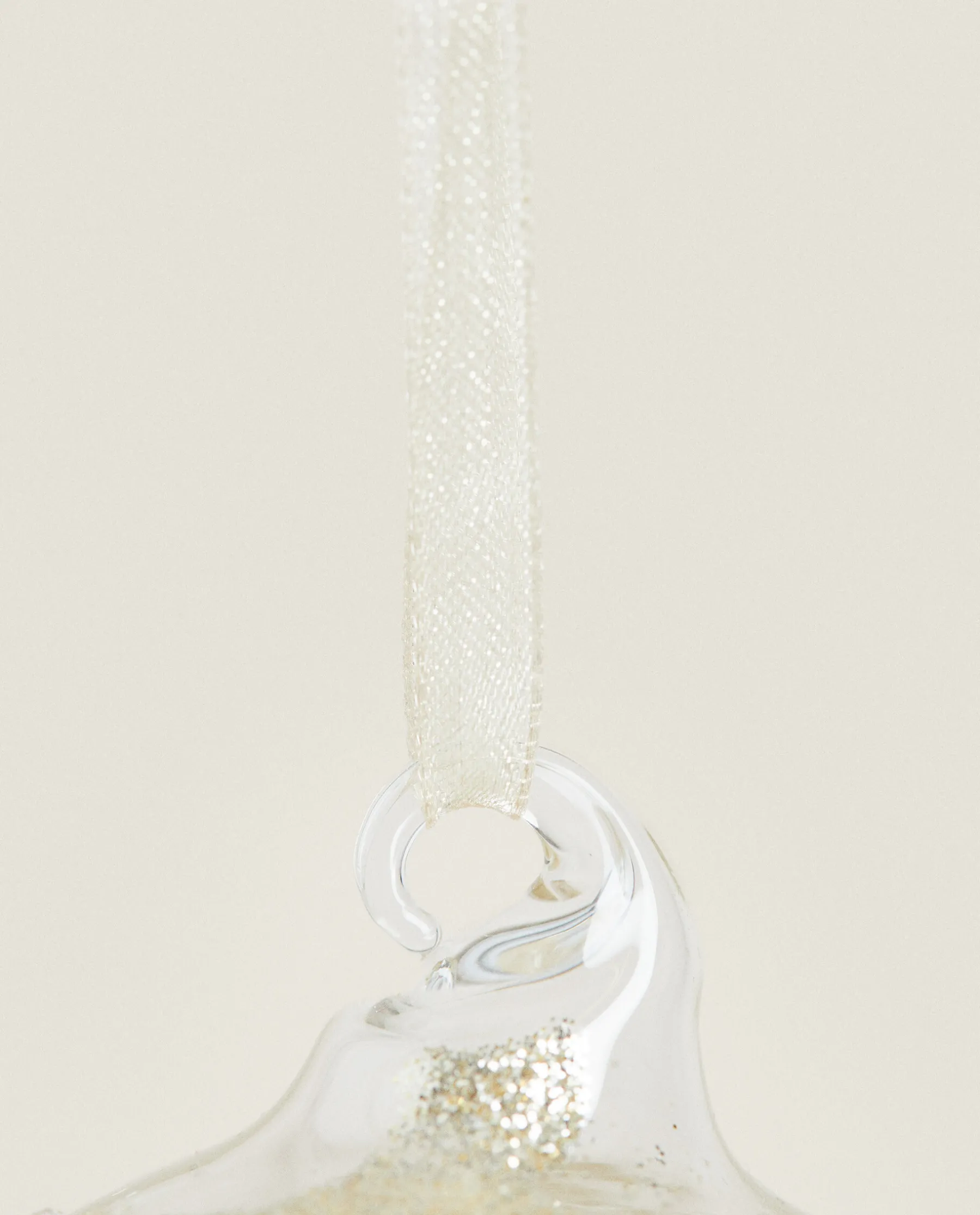 ZARA Home Glittery Glass Christmas Ball Decoration