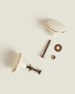 ZARA Home Gold And Door Knob (Pack Of 2)