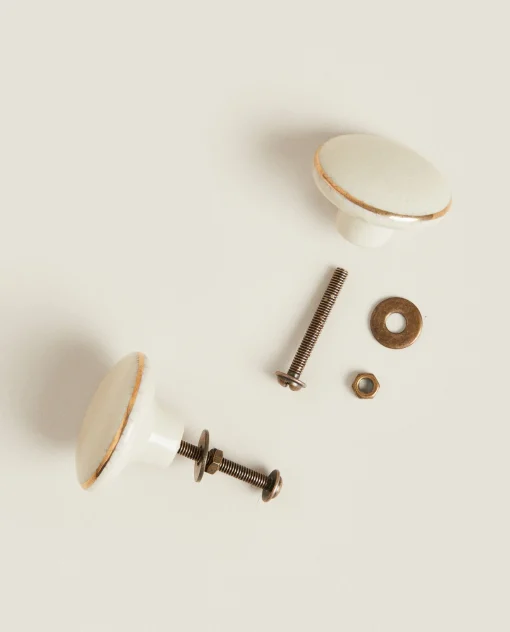 ZARA Home Gold And Door Knob (Pack Of 2)