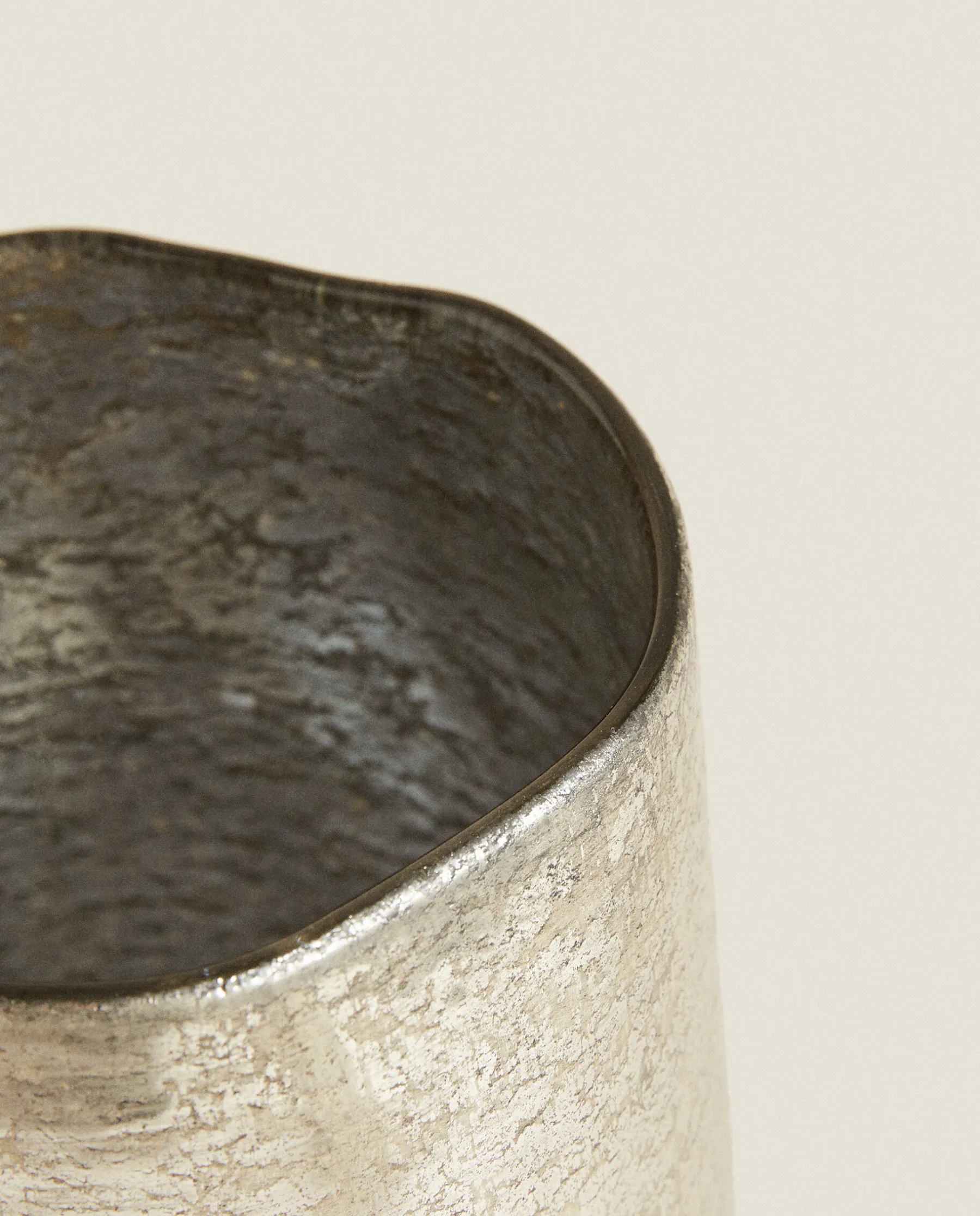 ZARA Home Gold Glass Vase