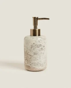 ZARA Home Gray Marble Soap Dispenser