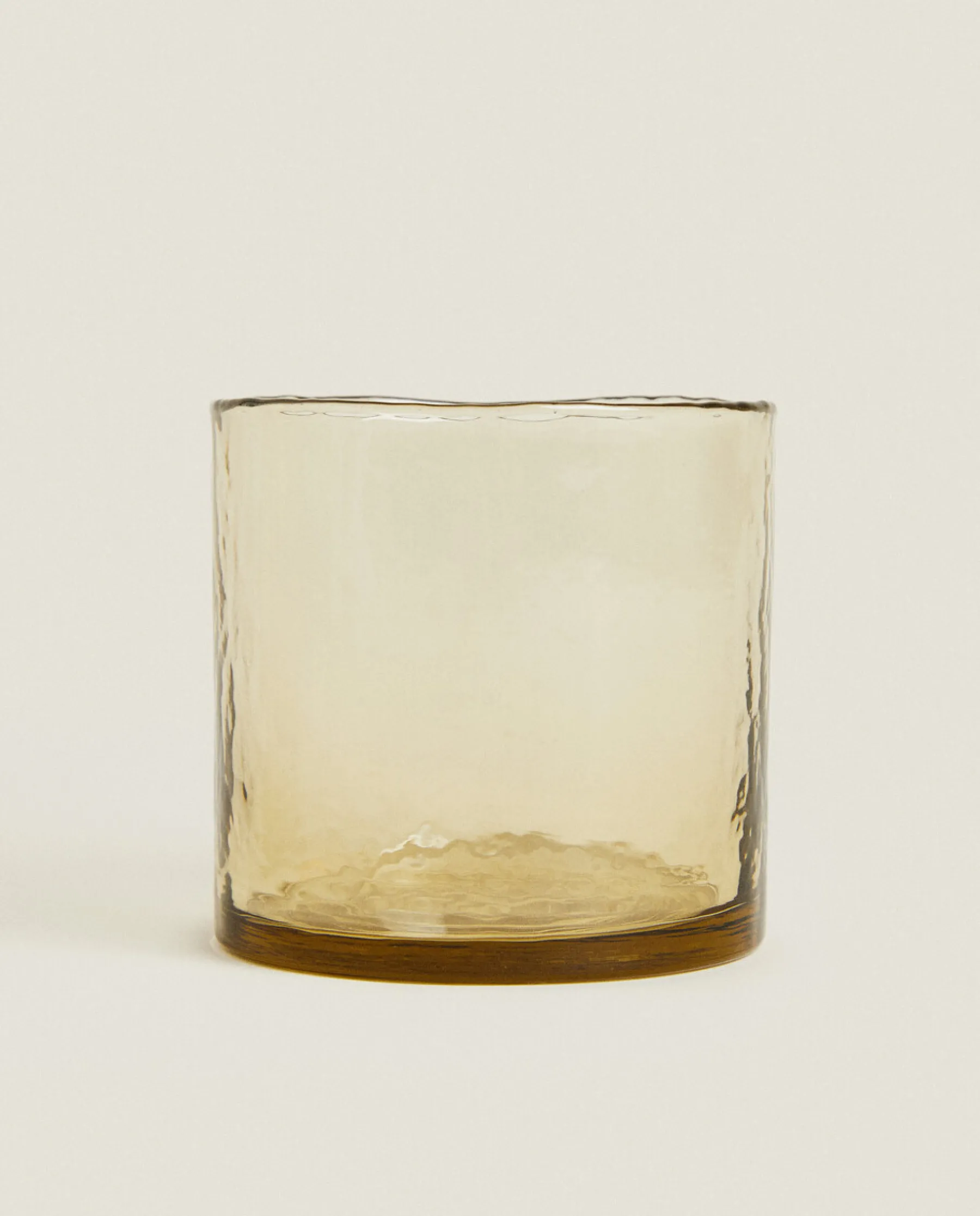 ZARA Home Hammered Glass Tumbler