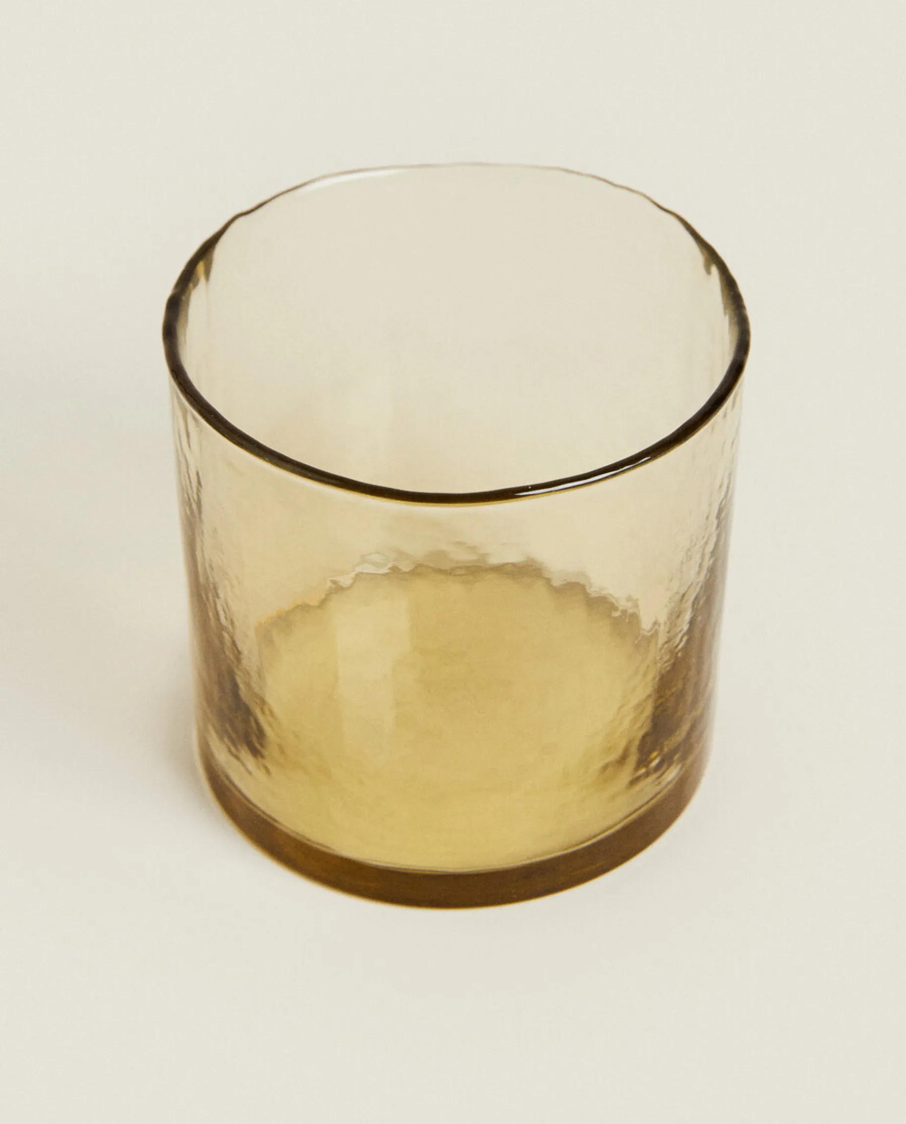 ZARA Home Hammered Glass Tumbler