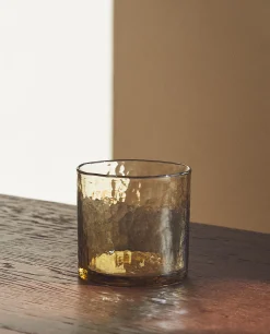 ZARA Home Hammered Glass Tumbler