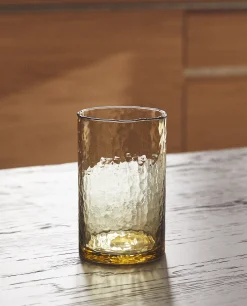 ZARA Home Hammered Glass Tumbler