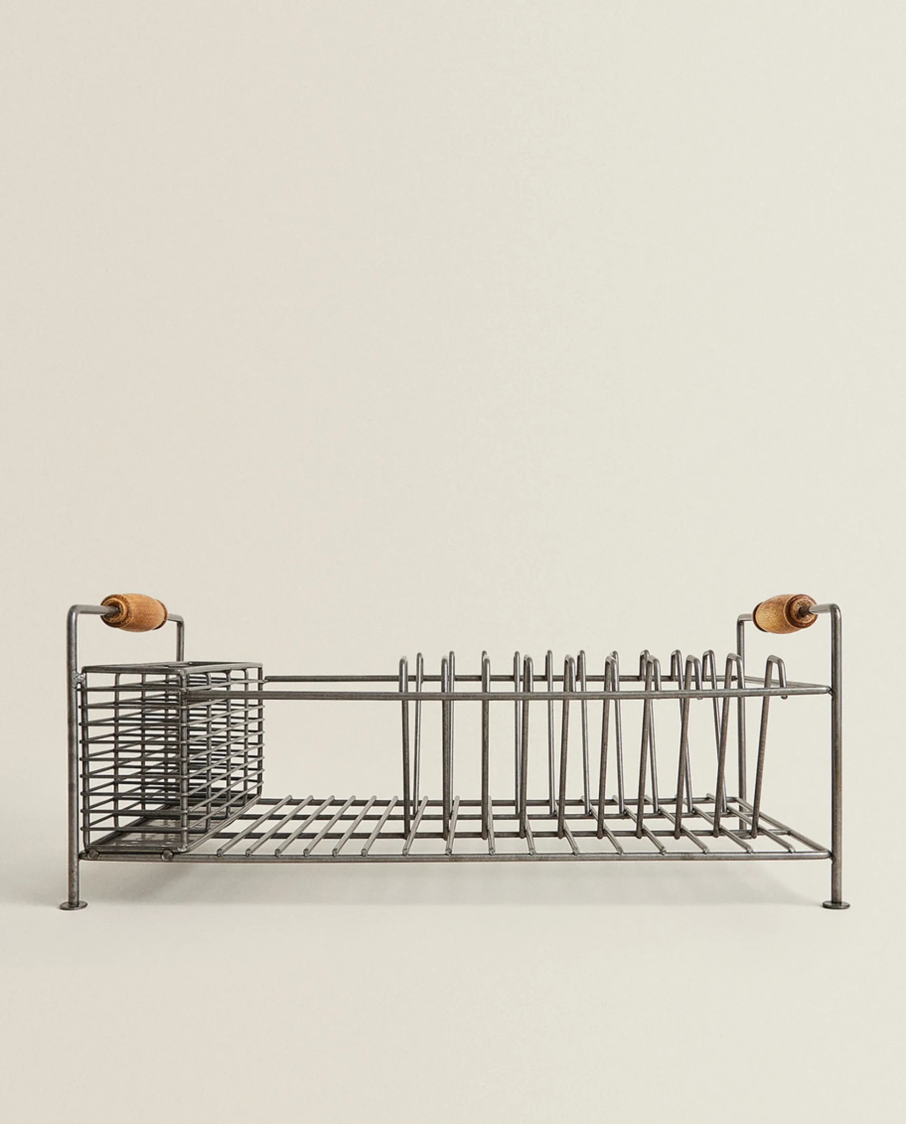 ZARA Home Iron And Acacia Wood Drying Rack