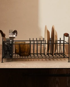 ZARA Home Iron And Acacia Wood Drying Rack