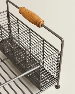 ZARA Home Iron And Acacia Wood Drying Rack