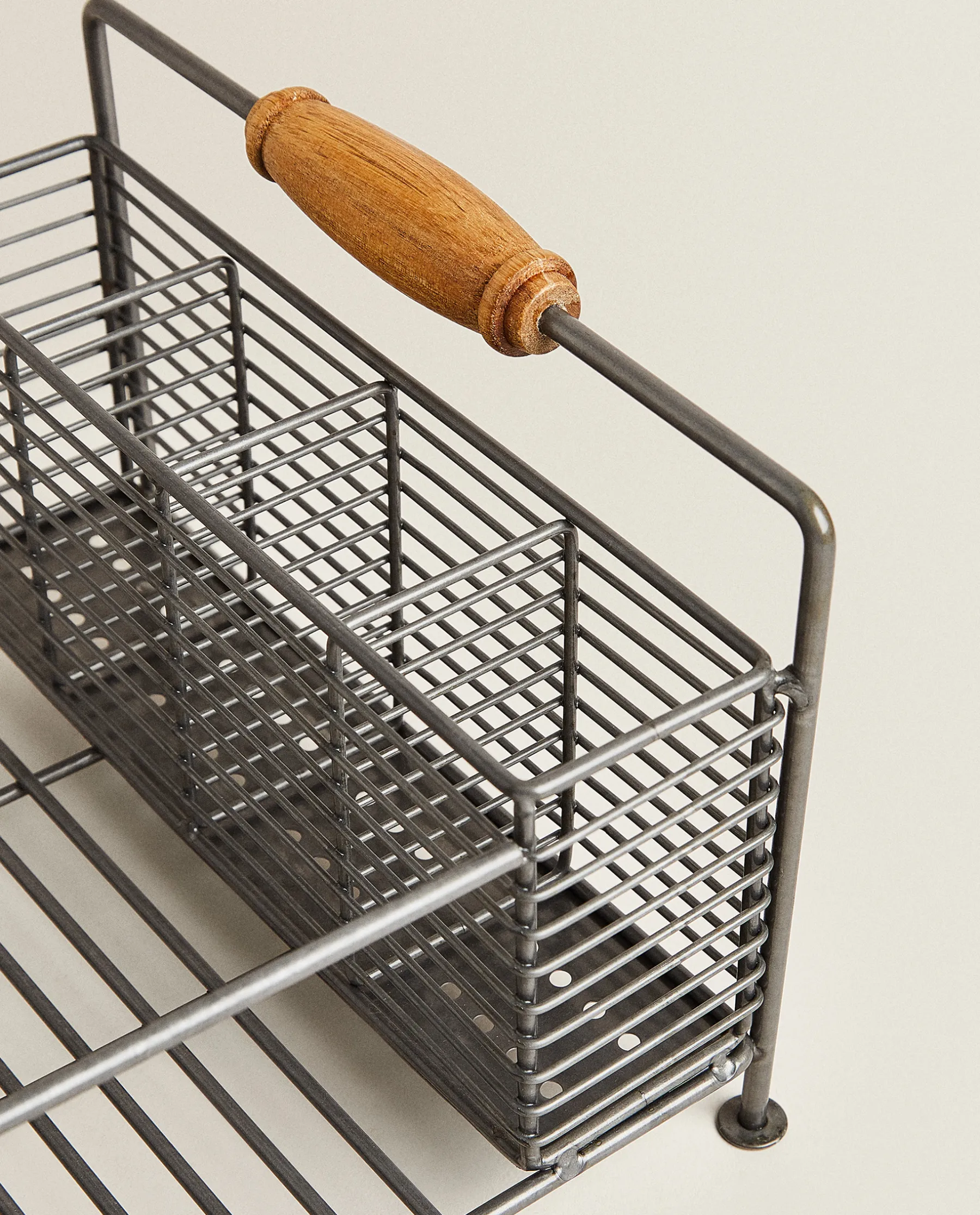 ZARA Home Iron And Acacia Wood Drying Rack