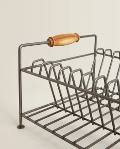 ZARA Home Iron And Acacia Wood Drying Rack