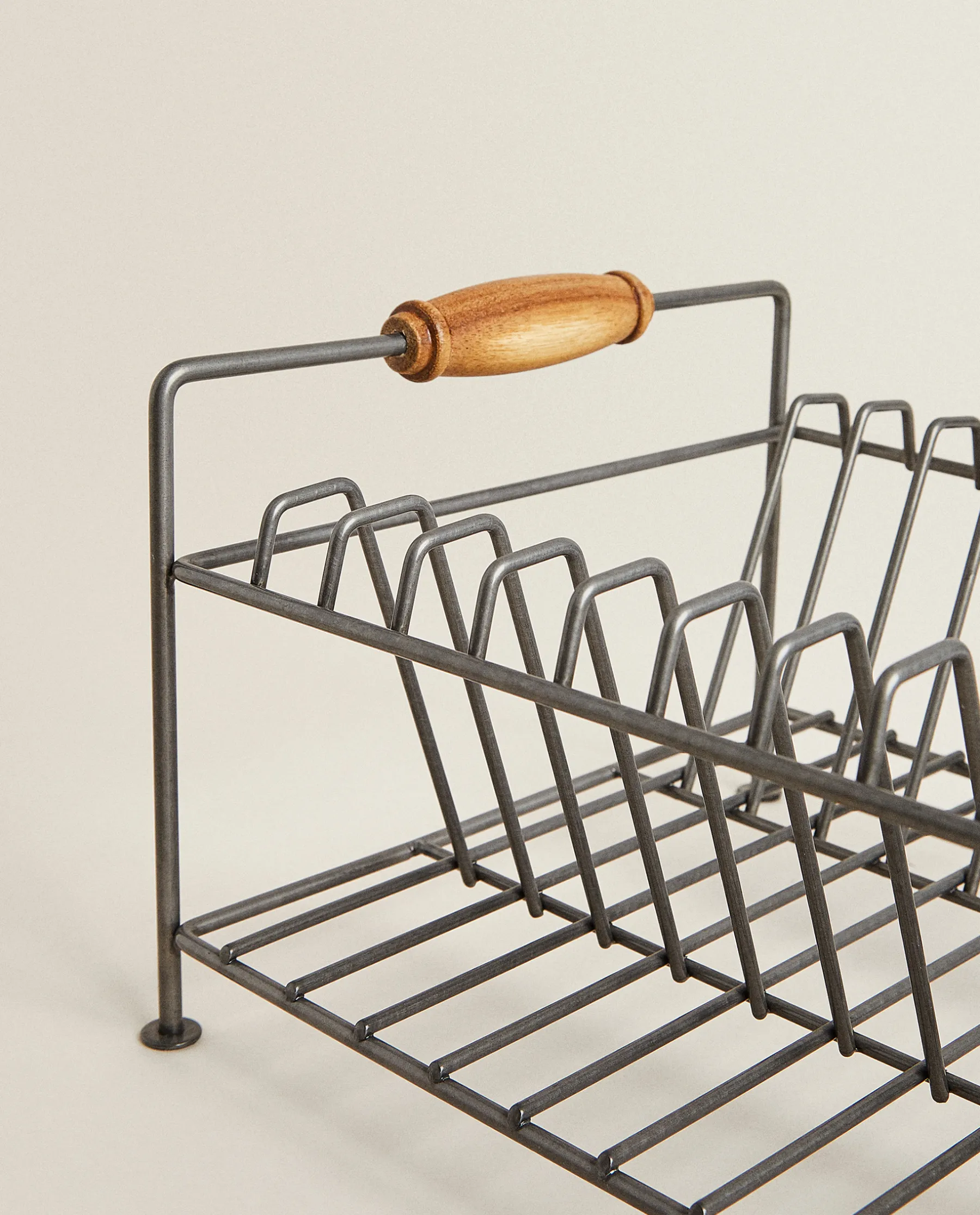 ZARA Home Iron And Acacia Wood Drying Rack