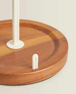 ZARA Home Iron And Wood Paper Towel Holder