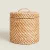 ZARA Home Kids' Rattan Hamper With Lid