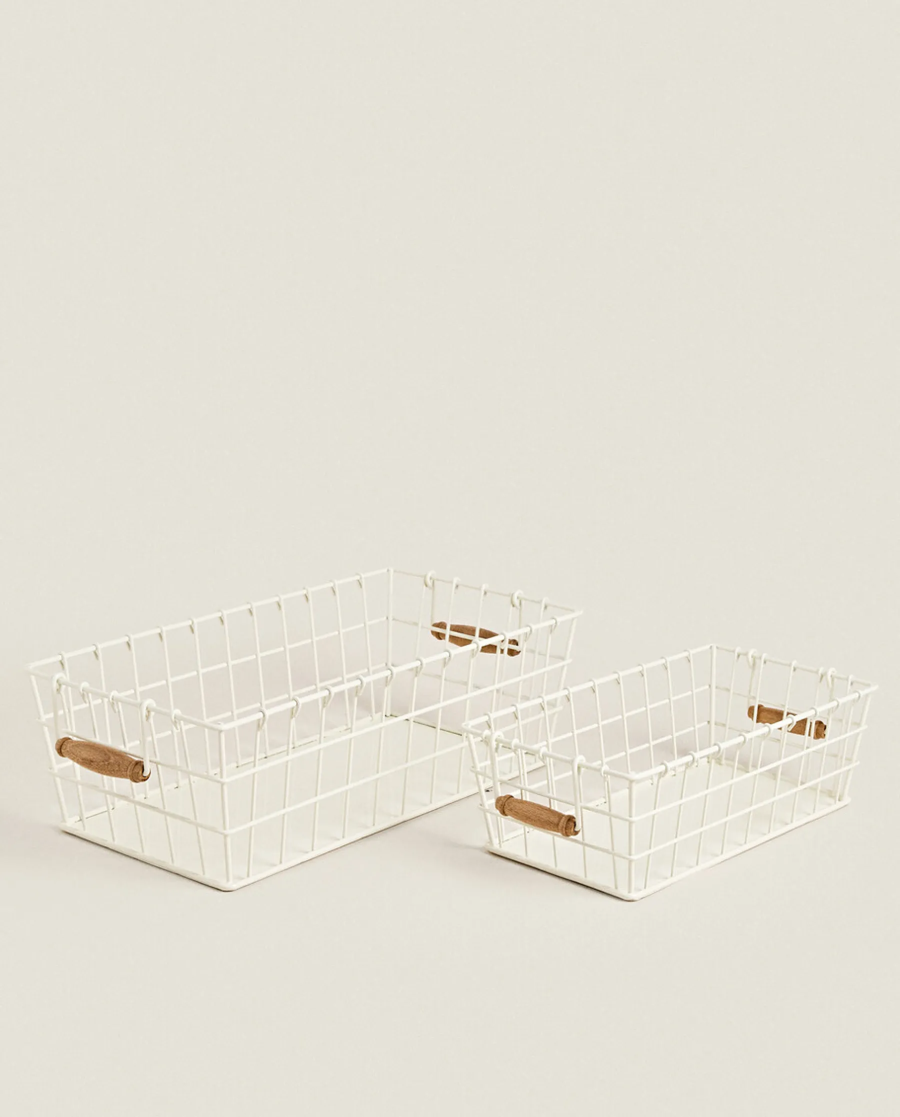 ZARA Home Lacquered Metal Basket