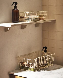 ZARA Home Lacquered Metal Basket