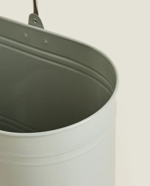 ZARA Home Lacquered Steel Bucket