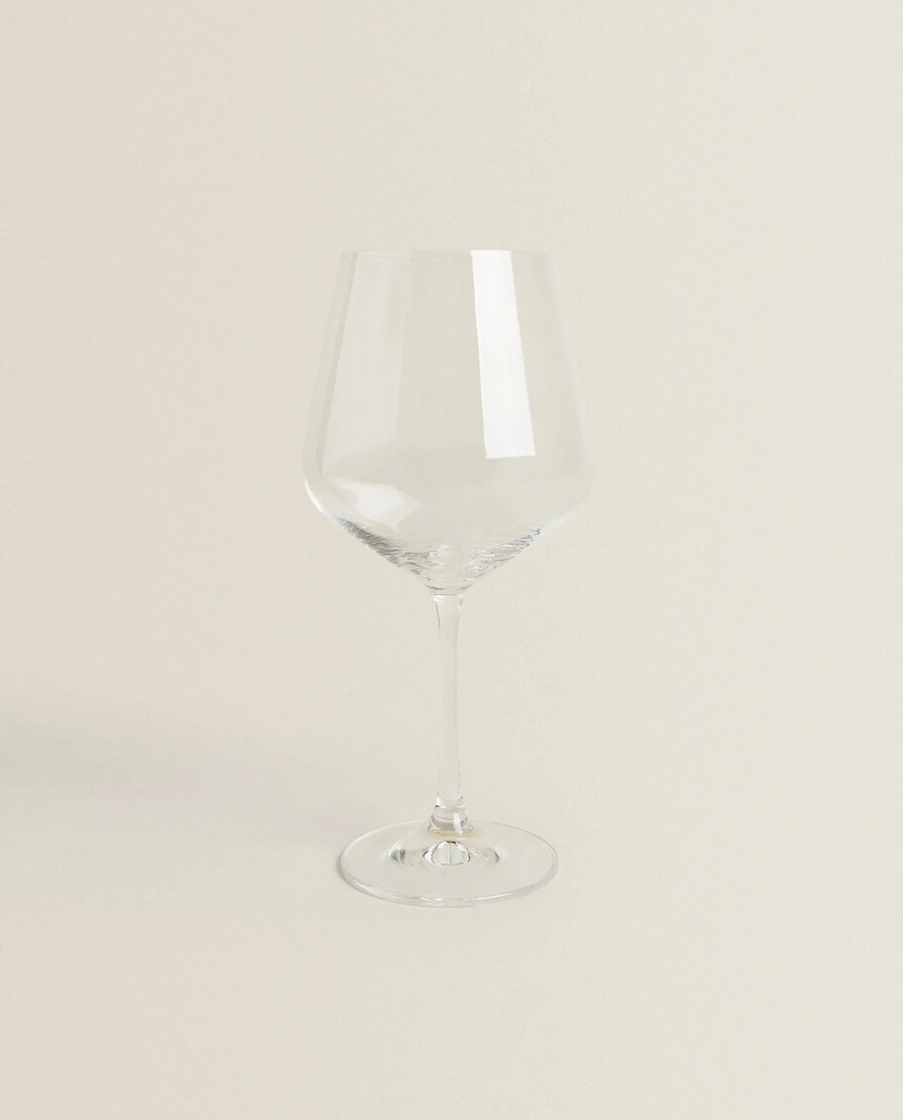 ZARA Home Large Bohemia Crystal Wine Glass
