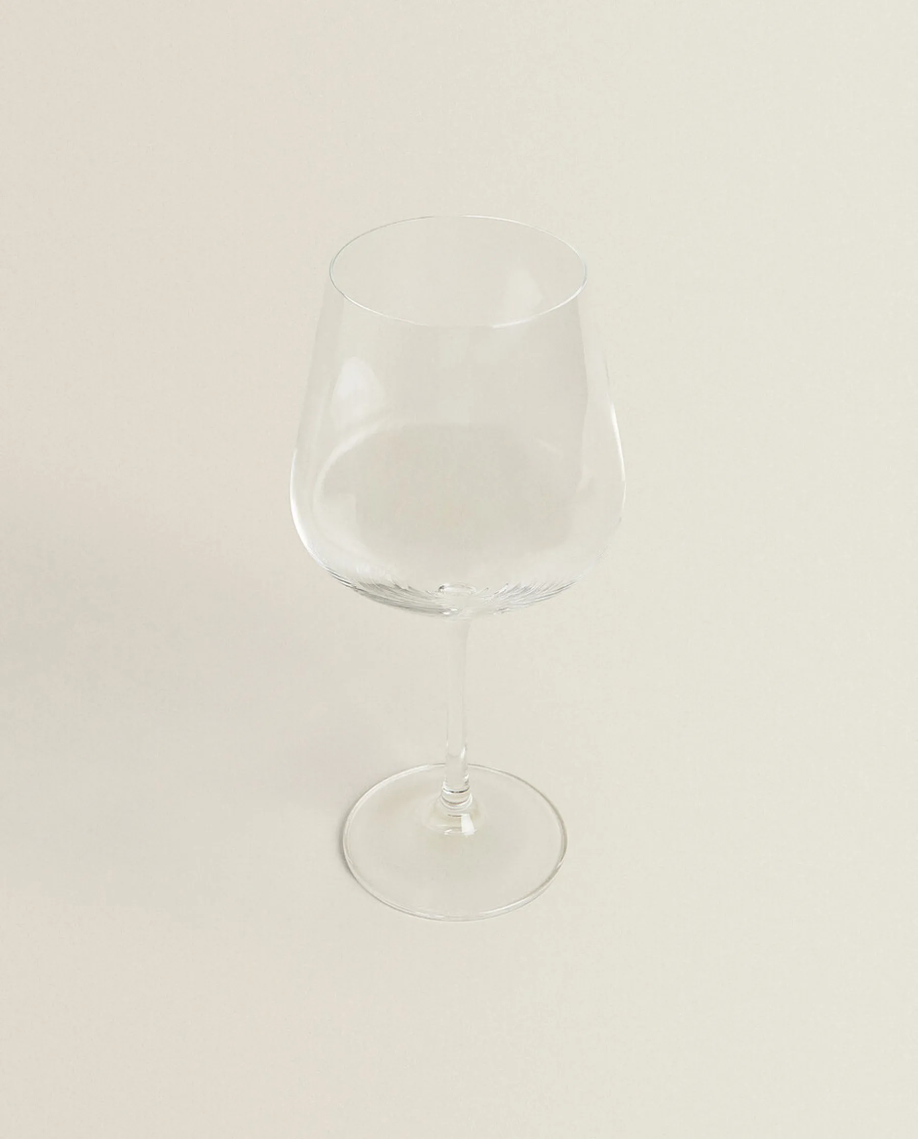 ZARA Home Large Bohemia Crystal Wine Glass