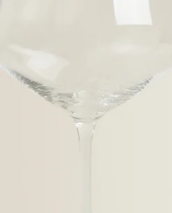 ZARA Home Large Bohemia Crystal Wine Glass