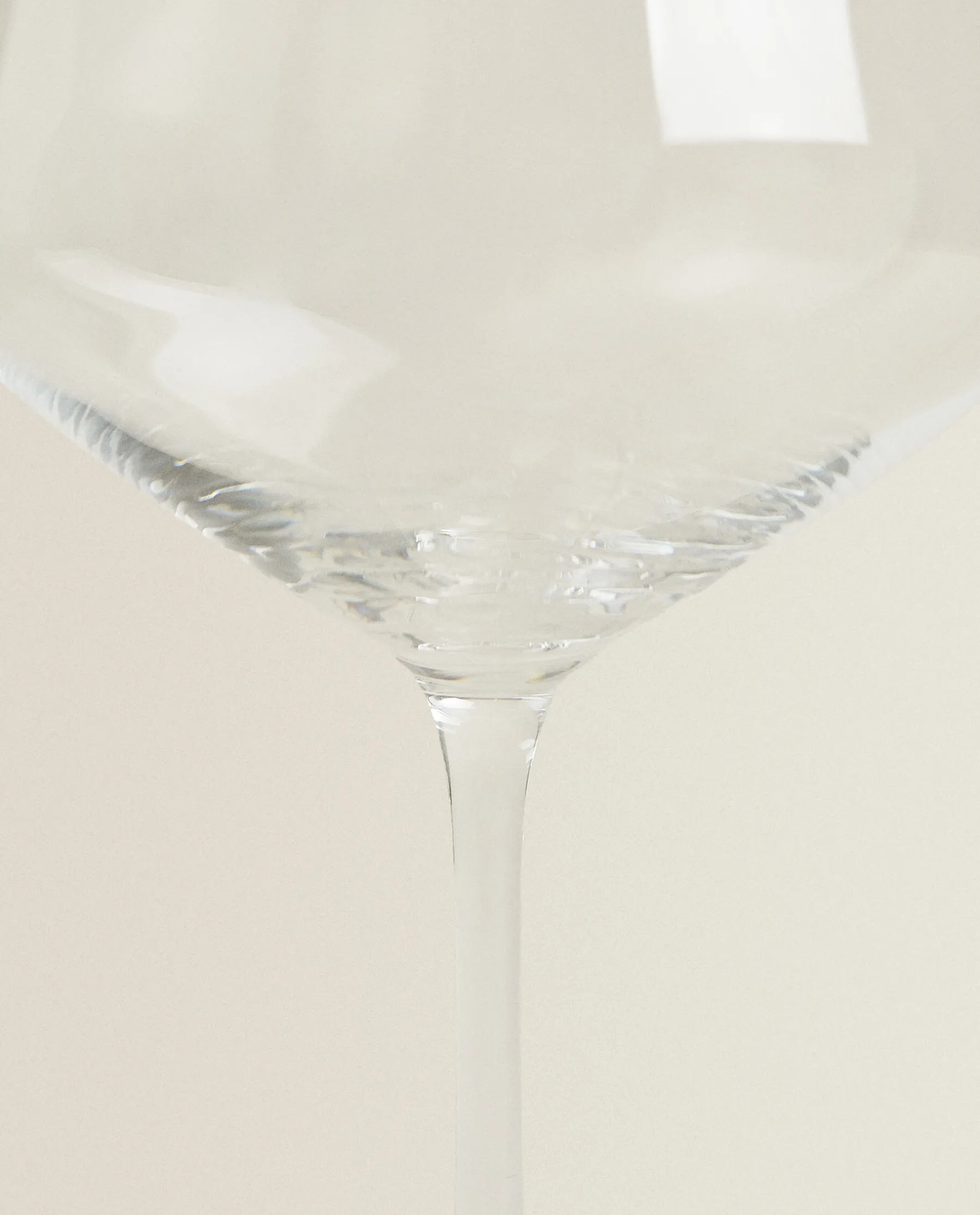 ZARA Home Large Bohemia Crystal Wine Glass
