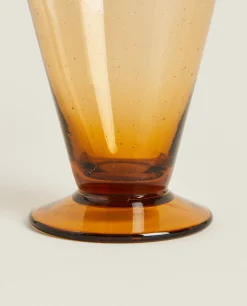 ZARA Home Large Glass With Bubbles