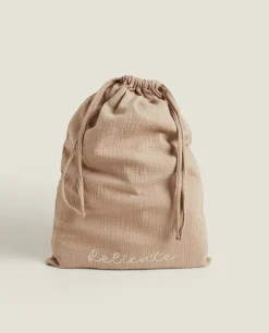 ZARA Home Large Star Print Laundry Bag