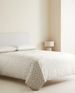 ZARA Home Leaf Print Duvet Cover
