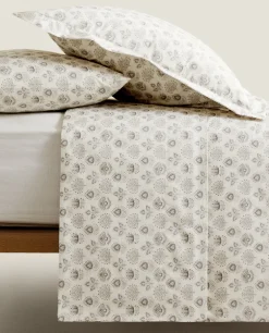 ZARA Home Leaf Print Duvet Cover