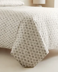 ZARA Home Leaf Print Duvet Cover