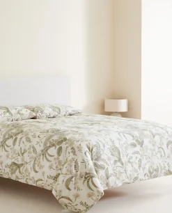 ZARA Home Leaf Print Duvet Cover