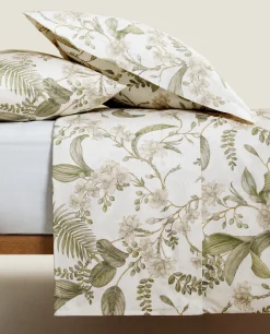 ZARA Home Leaf Print Duvet Cover