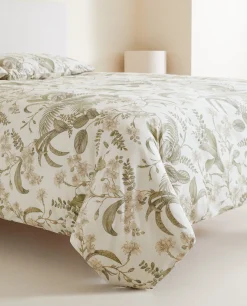 ZARA Home Leaf Print Duvet Cover