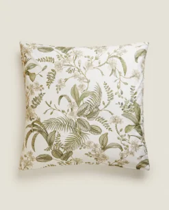 ZARA Home Leaf Print Pillowcase