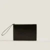 ZARA Home Leather Clutch Bag