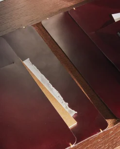 ZARA Home Leather Tablet Case With Topstitching Detail