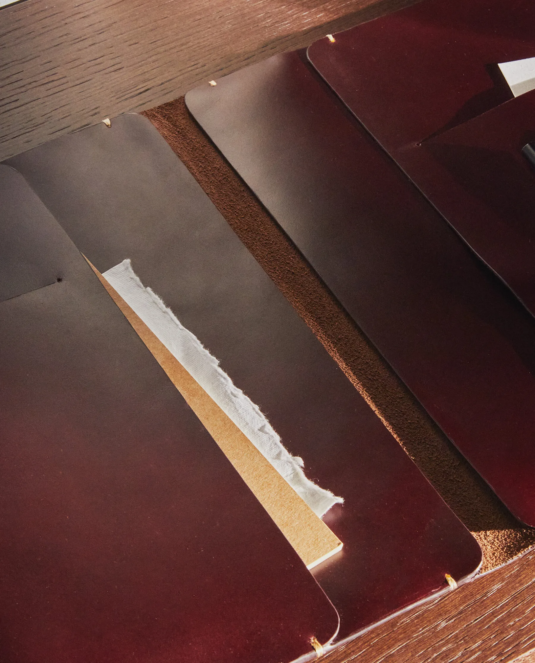 ZARA Home Leather Tablet Case With Topstitching Detail