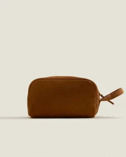 ZARA Home Leather Toiletry Bag