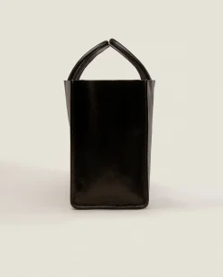 ZARA Home Leather Tote Bag