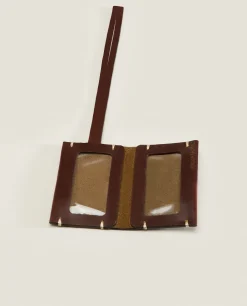 ZARA Home Leather Travel Label