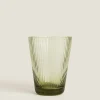 ZARA Home Lined Design Glass Tumbler