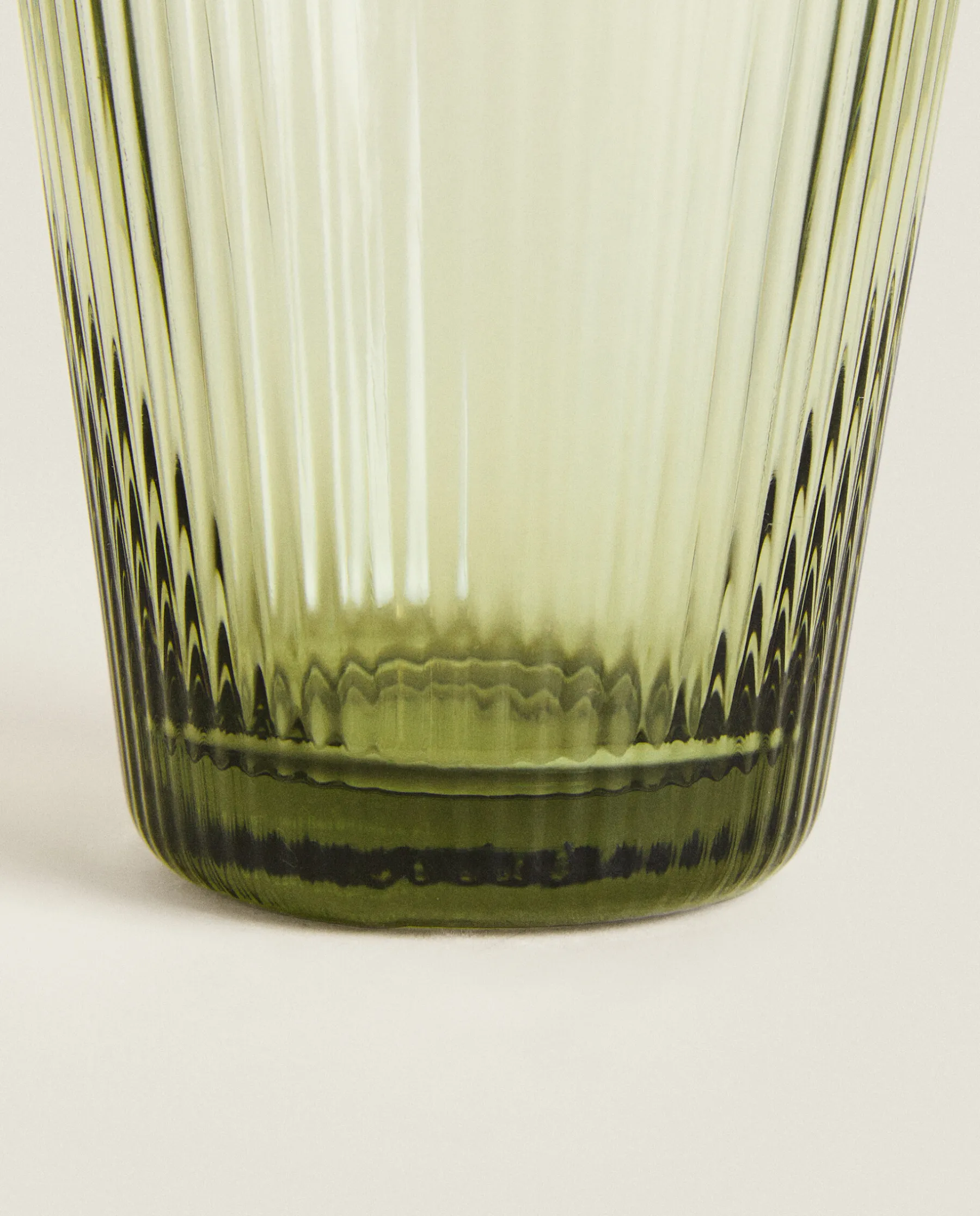 ZARA Home Lined Design Glass Tumbler