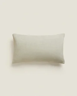 ZARA Home Linen And Velvet Throw Pillow Cover