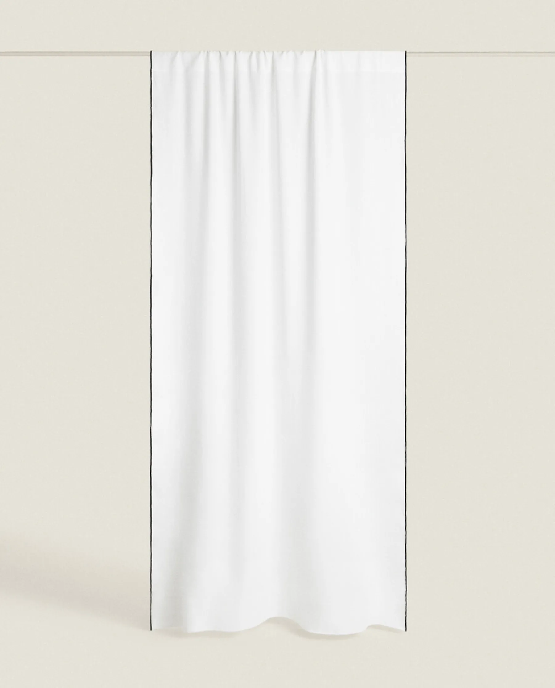 ZARA Home Linen Overlock Curtain