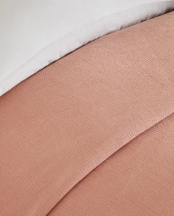 ZARA Home Linen Ruffle Bedspread