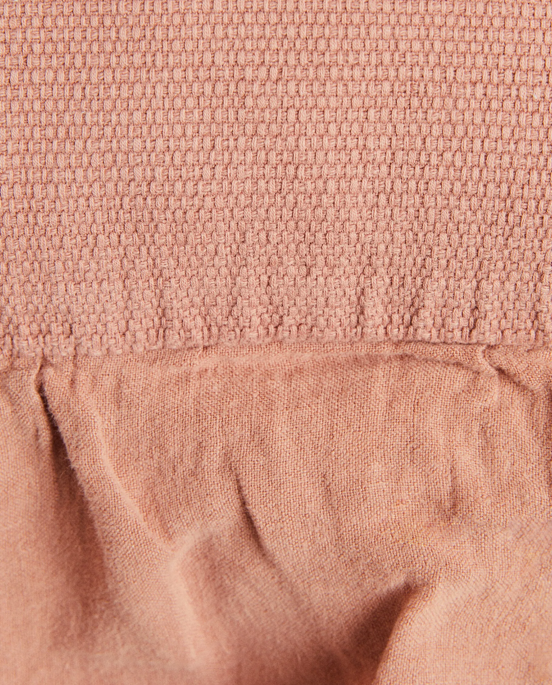 ZARA Home Linen Ruffle Throw Pillow Cover