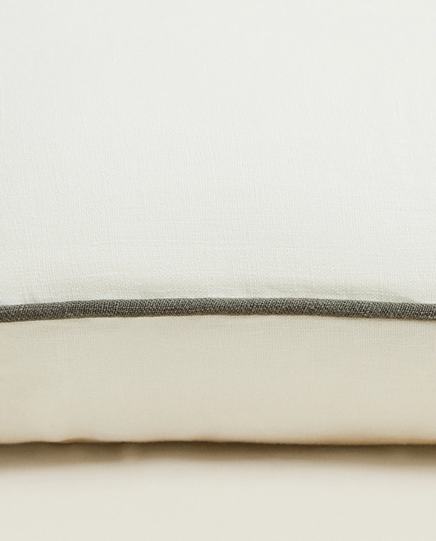 ZARA Home Linen Seat Cushion