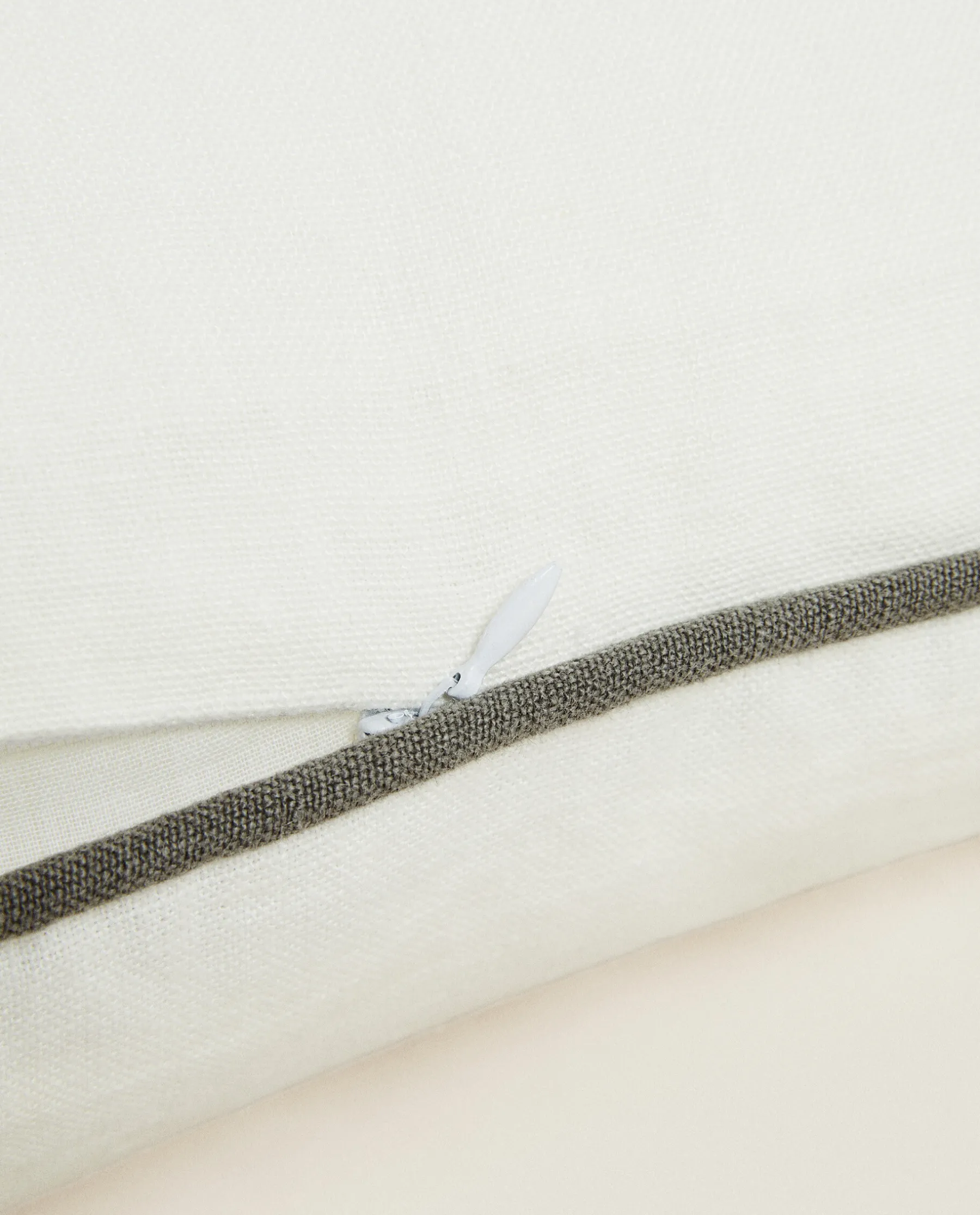 ZARA Home Linen Seat Cushion