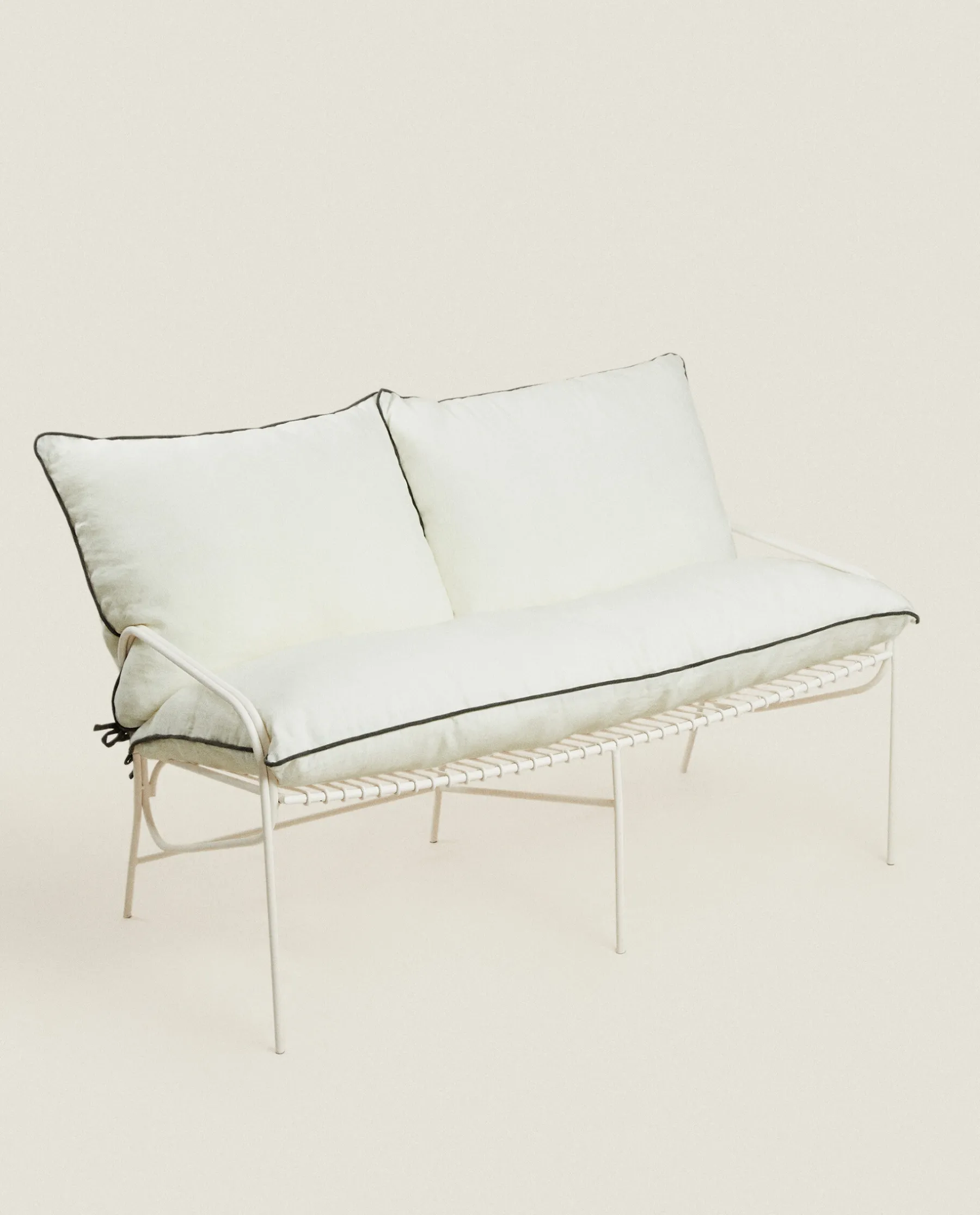 ZARA Home Linen Seat Cushion