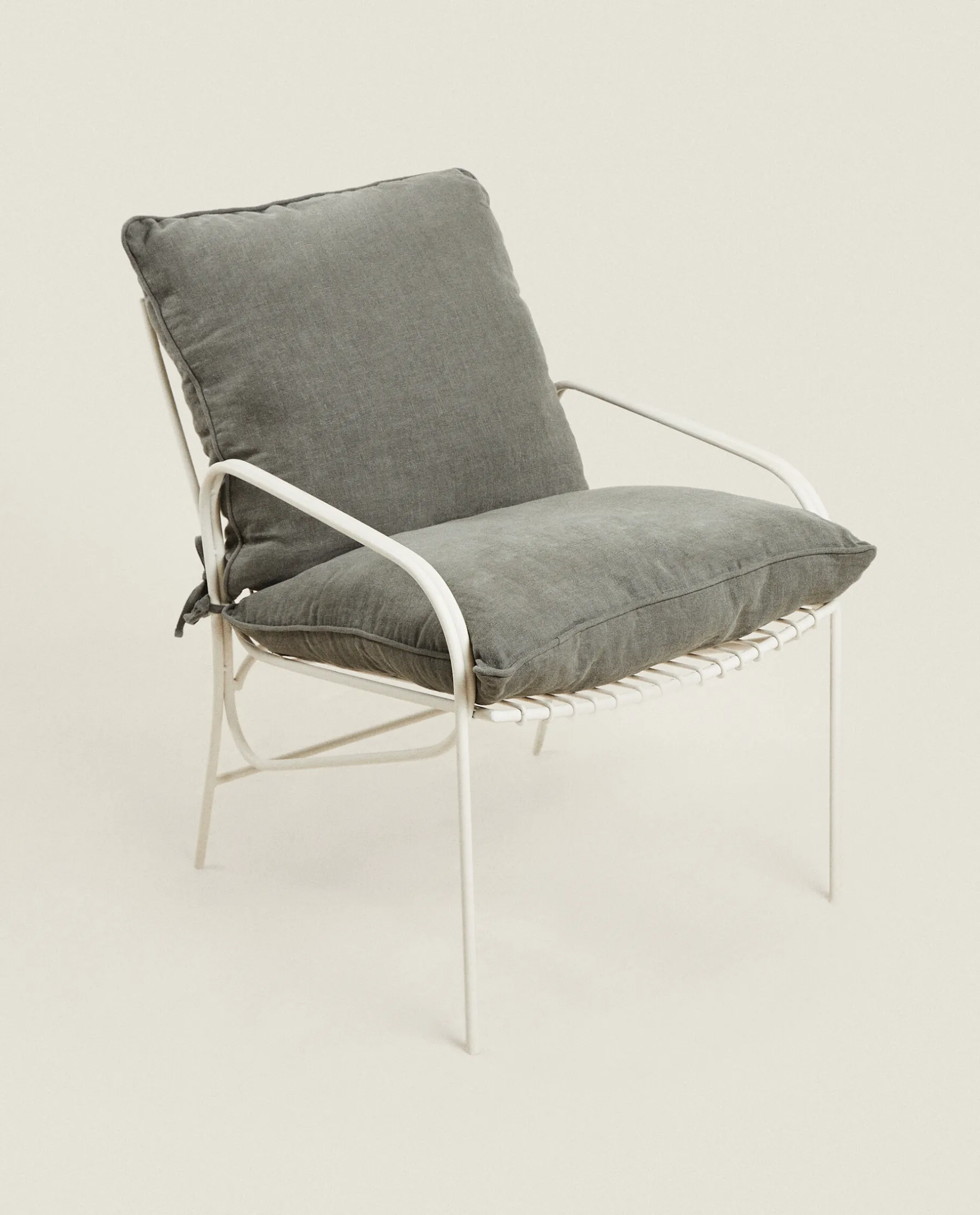 ZARA Home Linen Seat Cushion